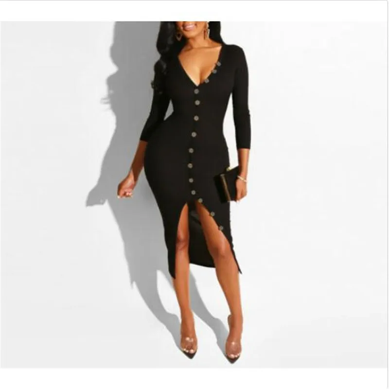 ladies bodycon midi dress