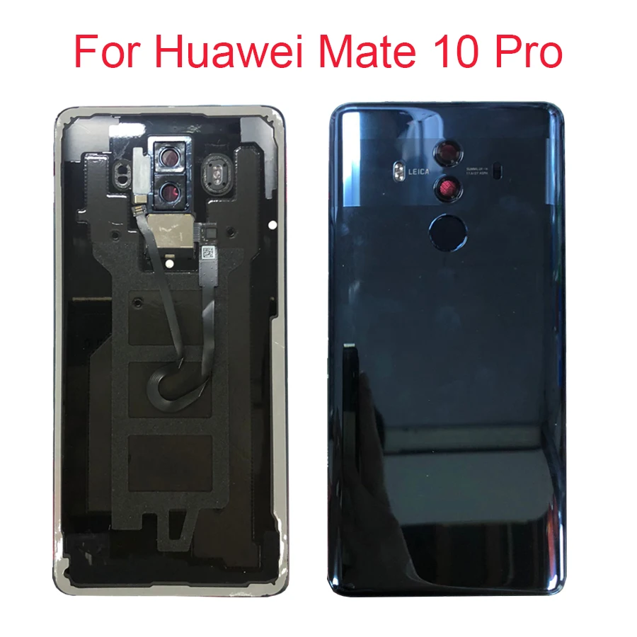 Оригинальный стеклянный задний корпус для Huawei Mate 10 Pro с датчиком отпечатков