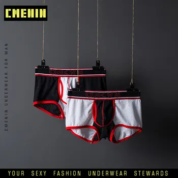 

CMENIN Underwear Men Underpants Men's Panties Boxer Man Cotton Male Boxers Boxershorts Soft Mens Wholesale Solid Cueca 201