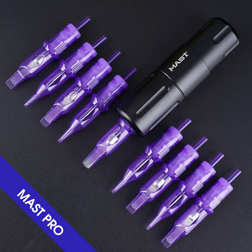 Cartridge Tattoo Needles RL Disposable Sterilized Safety Tattoo Needle for Cartridge Machines Grips 20pcs/lot