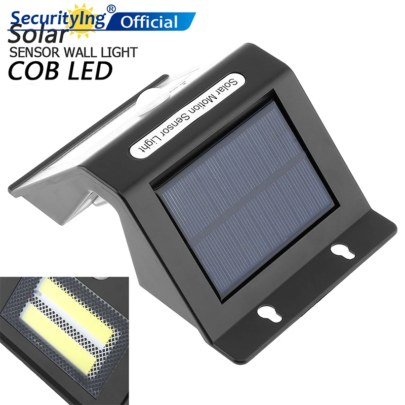 

Outdoor Solar Lamps LED Rechargeable Solar Light Power PIR Motion Sensor Wall Light with Light Sensation for Garden / Driveway
