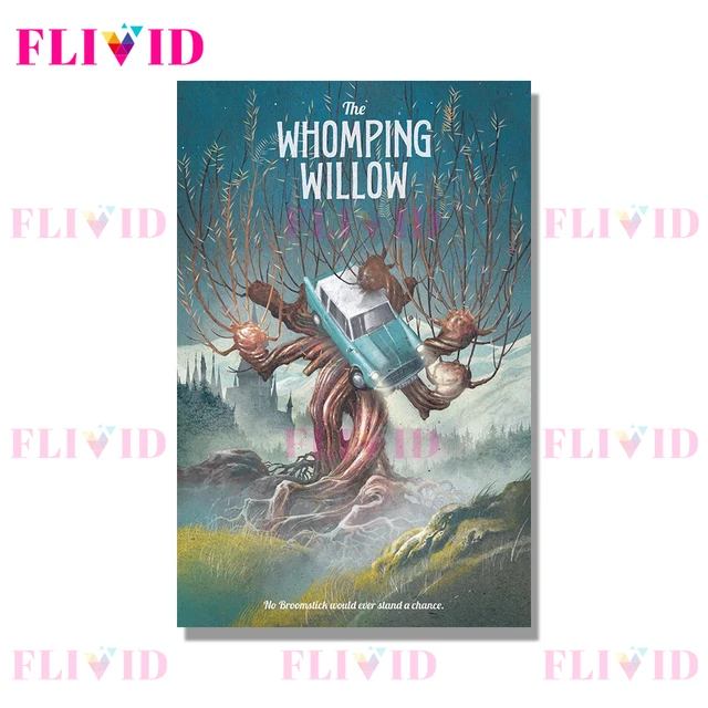 Famous Movie Witchcraft School Cartoon Scenery Nordic Poster Wall Art Canvas Painting Wall Pictures For Living Room Unframed W