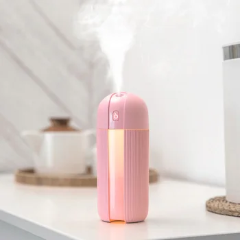

Rechargeable Humidifier Portable Diffuser Wireless 280ML Air Humidifier Car Air Purifier Mist Maker For Home With Battery
