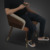 북유럽 스타일 단단한 목재 금속 다리 안락 의자, 모던 럭셔리 패브릭 (가죽) 바 카페 가족 식당 의자 #3