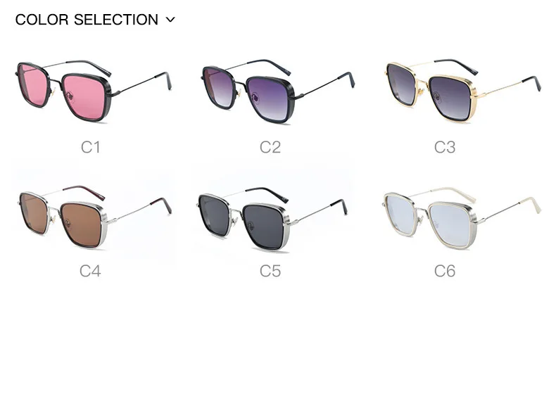 LONSY Ретро градиентные мужские солнцезащитные очки в стиле стимпанк винтажные Роскошные брендовые дизайнерские металлические паровые панк Солнцезащитные очки женские UV400 щитки