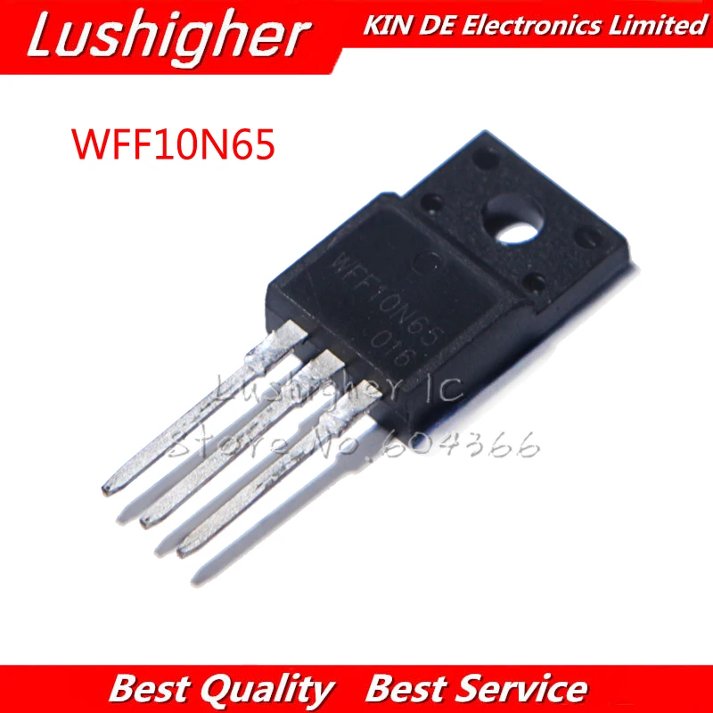 5 шт. WFF10N65 SVD10N65T TO220F 10N65 10NM65N TO-220F | Электронные компоненты и принадлежности