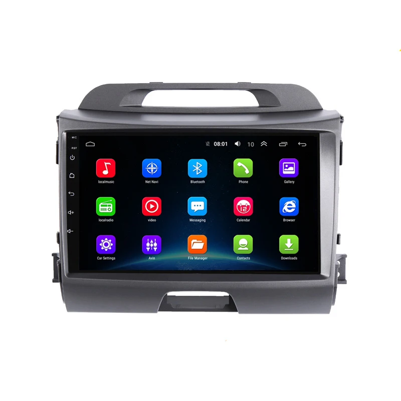 Sale 9" Android Car DVD Multimedia Player GPS For KIA Sportage R 2011 2012 2013-2015 audio car radio stereo navigator bluetooth wifi 18