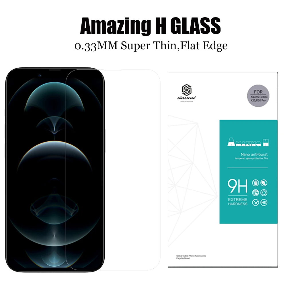 phone glass protector Nillkin Glass Screen Protector for iPhone 13 Pro Max 12 Mini 11 XR Xs X Safety Tempered Glass for iPhone 8 7 Plus SE 2020 2022 phone glass protector