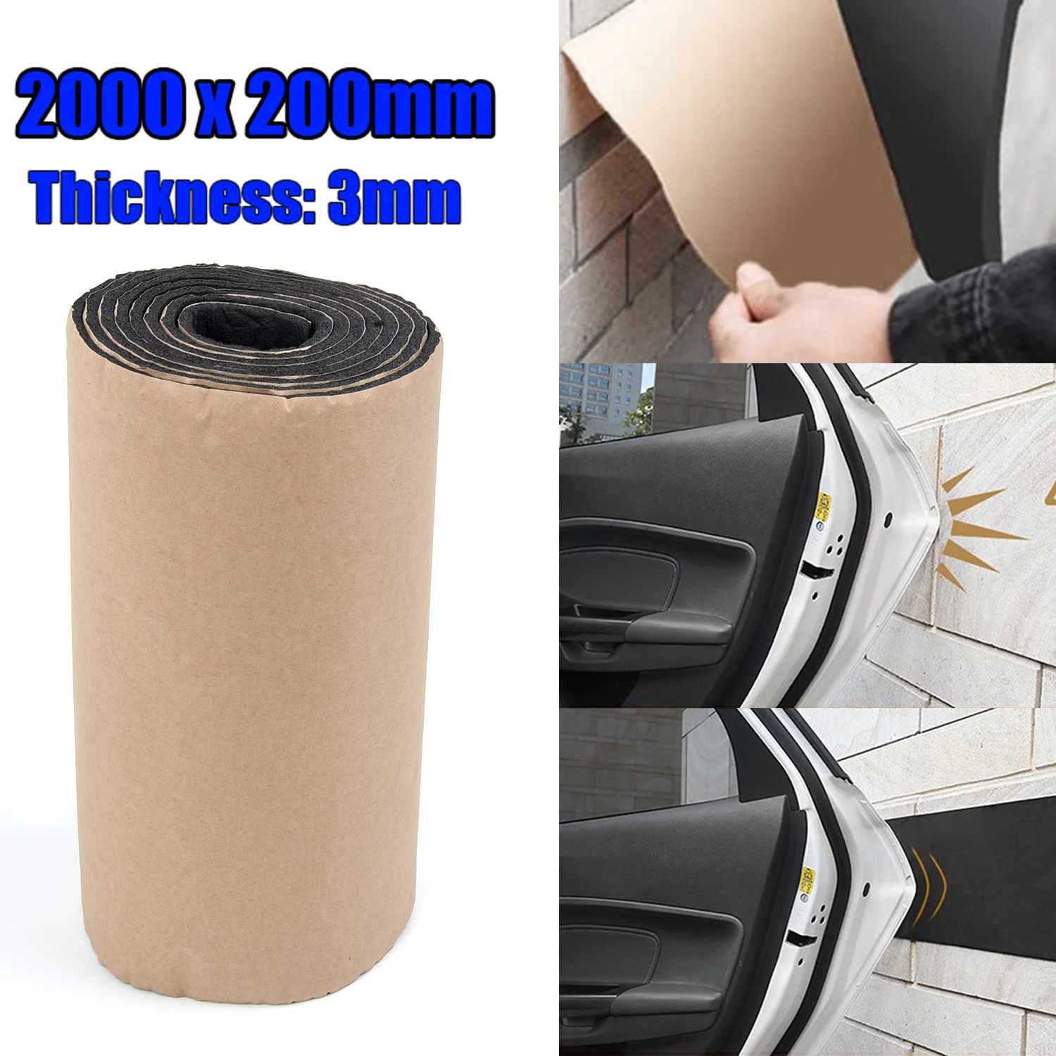 EVA защитный коврик двери резиновый для стенок бампера устойчивый к царапинам аксессуар