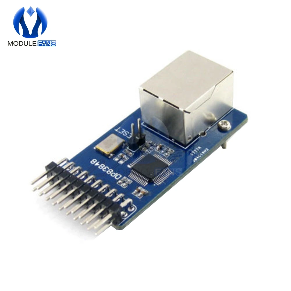 DP83848 Ethernet трансивер с физическим слоем RJ45 плата интерфейса управления Встроенный веб-сервер RJ45 Модуль Diy Электронный