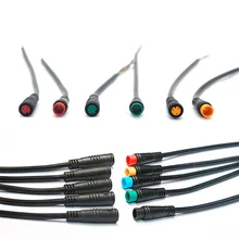 Julet 2pin 3pin 4pin 5pin водонепроницаемый Удлиненный кабель для электрического велосипеда ebike светильник дроссельной заслонки ebrake дисплей