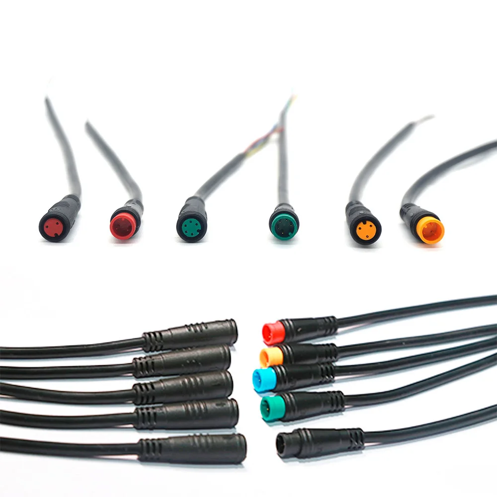 

Julet 2pin3pin4pin5pin waterproof connector for ebike light throttle ebrake display ebike parts ebike extend convert cable