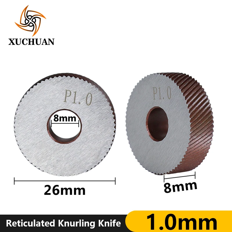 

1.0mm Reticulated Knurling Wheel Steel Lathe Tool Inner Hole Embossing Wheel Reticulated Knurling Wheel Knurling In Lathe