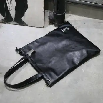 

Men's personality retro fashion Messenger bag leather shoulder slant diagonal casual Japanese and Korean type briefcase
