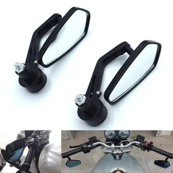

Universal Motorcycle 7/8" 22mm Handle Bar End Rearview Mirrors For HONDA CB1000R CB1000RR CB1100 CB1300 CBF1000 CBF600/S