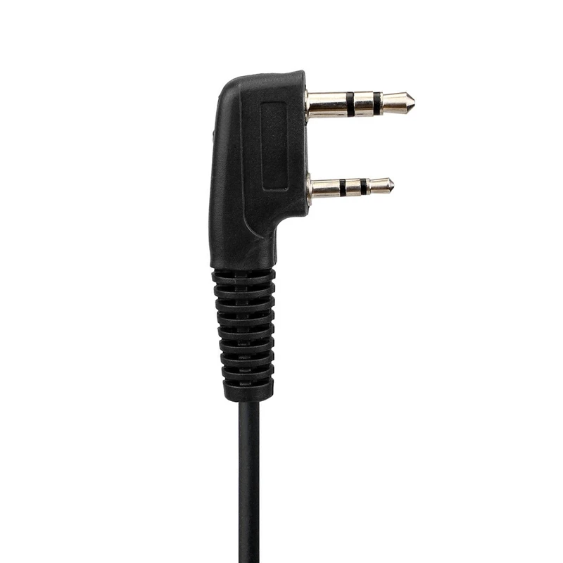 2-Pin Ptt Mic Headphone Headset Earpiece for Kenwood Baofeng Uv5R 888S Radios
