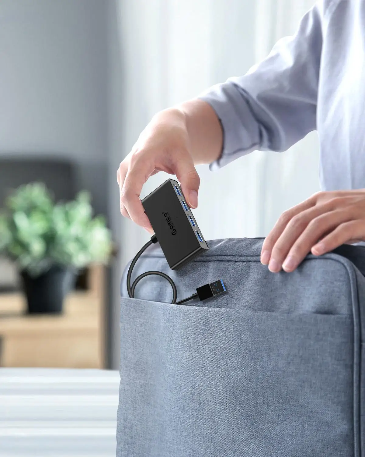 ORICO usb хаб 4 порта USB 3 0 разветвитель с микро портом питания несколько