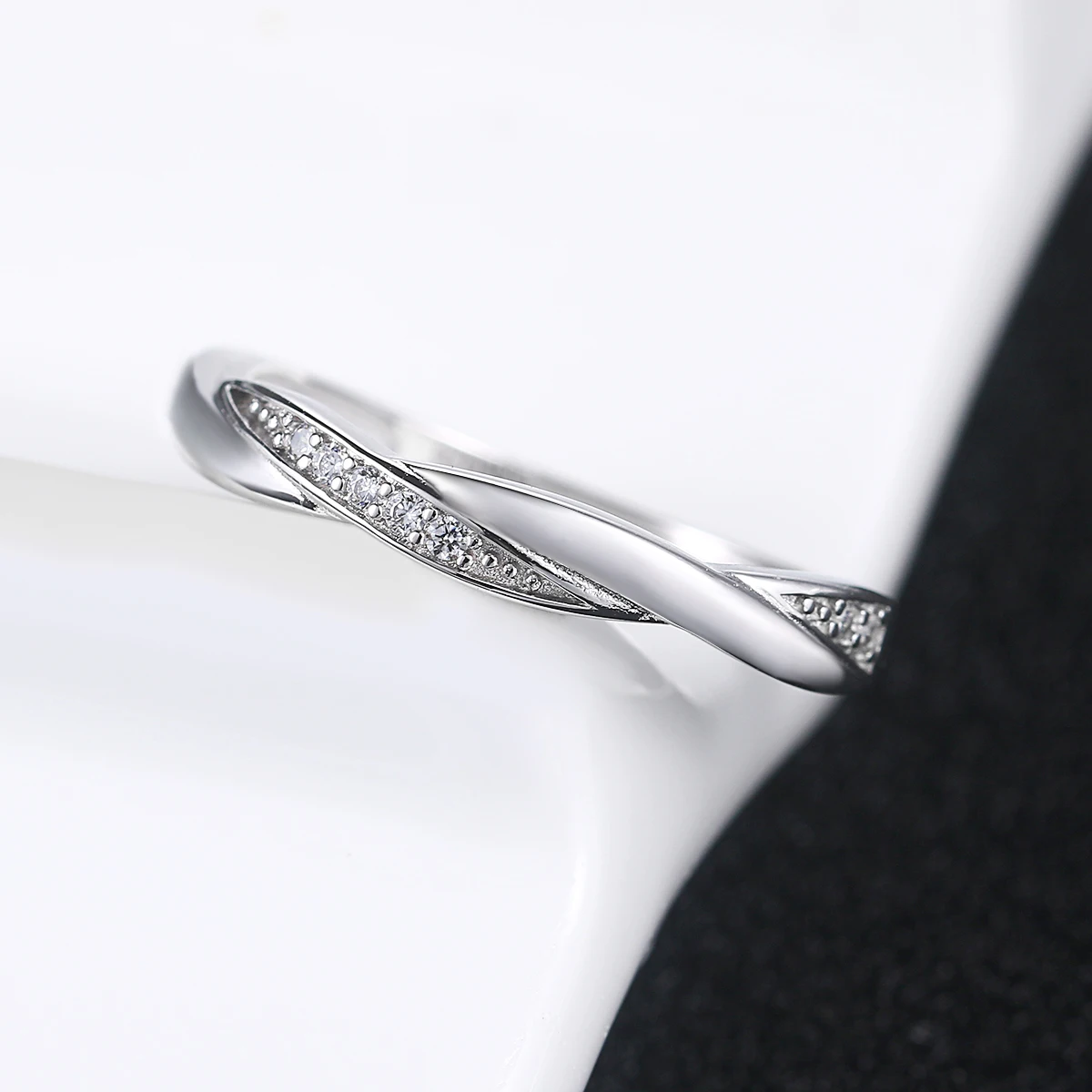 S925 Серебряные Намотки кольца для женщин Свадебные обручальные кольца нежный подарок для девочек модные ювелирные изделия DZR016-17