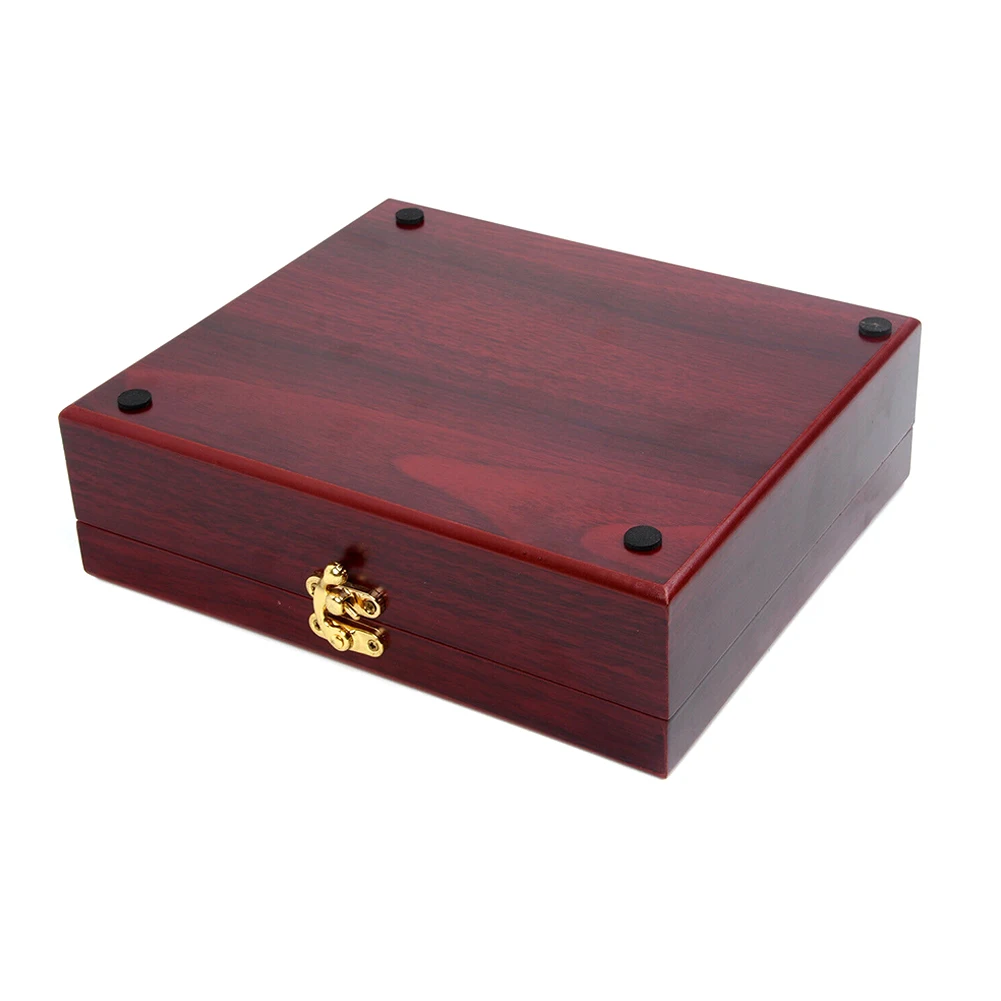  30 Pcs Round Coins Holders Storage Container Case Portable Wooden Display Box Collection GQ999