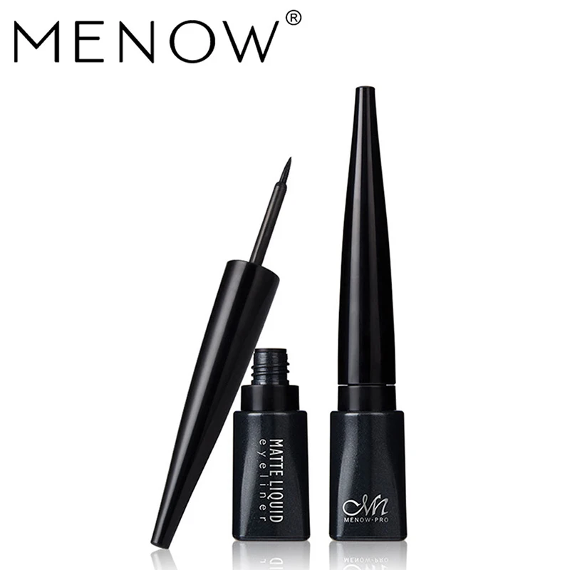 MENOW beginner hard eyeliner matte eyeliner lasting waterproof not blooming eye care beauty makeup