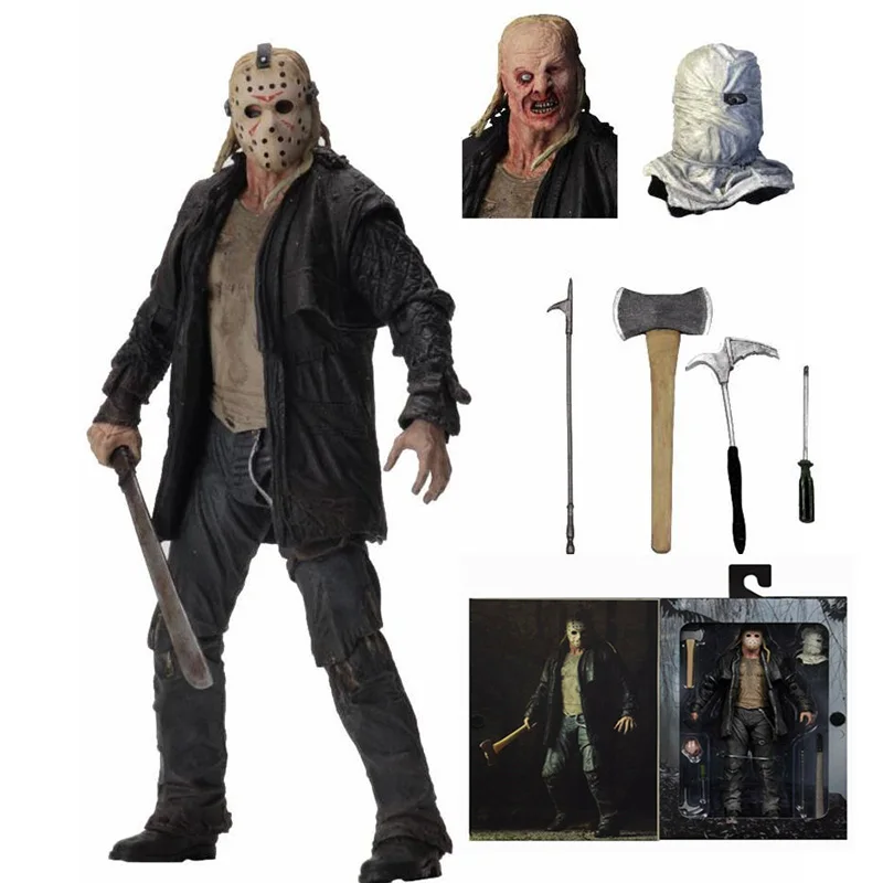 NECA пятница Джейсон 2009 ремейк вурхес экшн-фигурка игрушки страшная кукла ужас