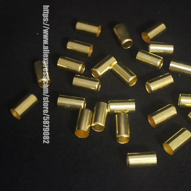 50Db -Csomag Sárgaréz Rézhüvelyek Permetező Tömlő Gumicsőhöz Hüvely Rézcső Kipufogócsatlakozója 11,5 Mm -16 Cső Csatlakozó - Image 6