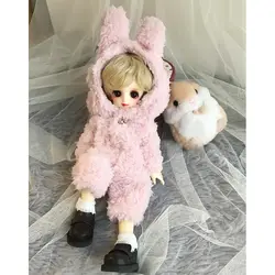Кукла Одежда 1/6 BJD одежда комбинезон «кролик» животное плюшевый костюм для 1/6 BJD кукла аксессуары Кукла Одежда розовый цвет