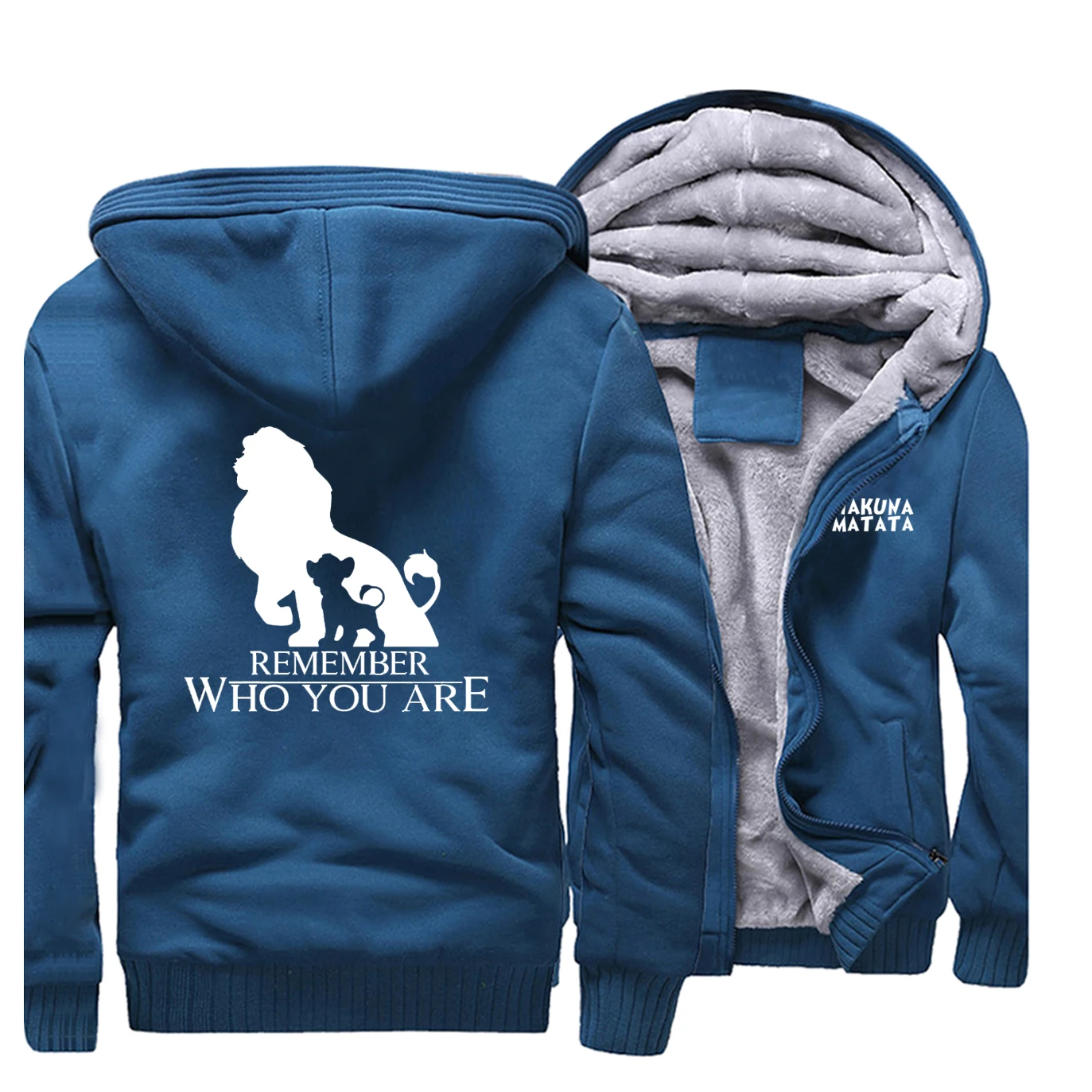 Мультяшный хипстер, Повседневная Уличная одежда, зима,, Мужская толстовка, теплая одежда, уличная одежда, аниме, толстое пальто - Цвет: Lake Blue 1