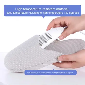 

Travel Electric Shoes Dryer Portable Timing Wear Resistant Smart Winter Heating Dehumidifying Deodorant USB Powered Foot Warmer