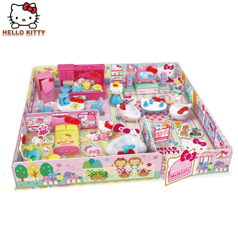 50061 Hello Kitty hello kitty Home Set Model Kitchen Furniture GIRL'S Play House Toys