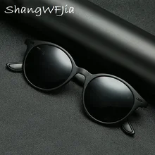 Классические поляризационные солнцезащитные очки для мужчин и женщин, фирменный дизайн, для вождения, круглая оправа, солнцезащитные очки, мужские очки, UV400 Gafas De Sol