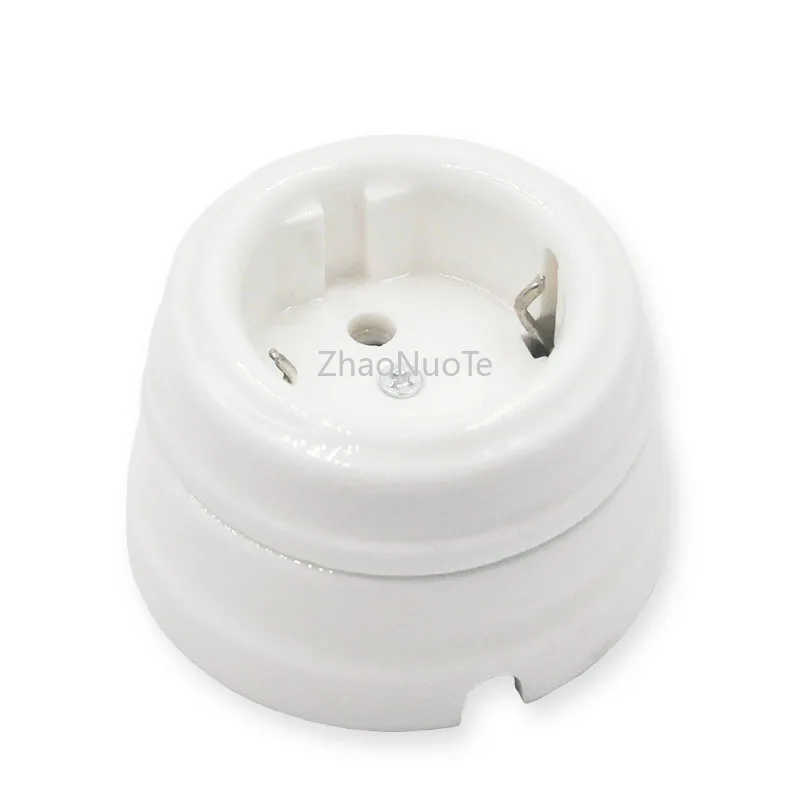 4 шт. высокое качество европейская керамическая розетка для всей семьи ЕС выход