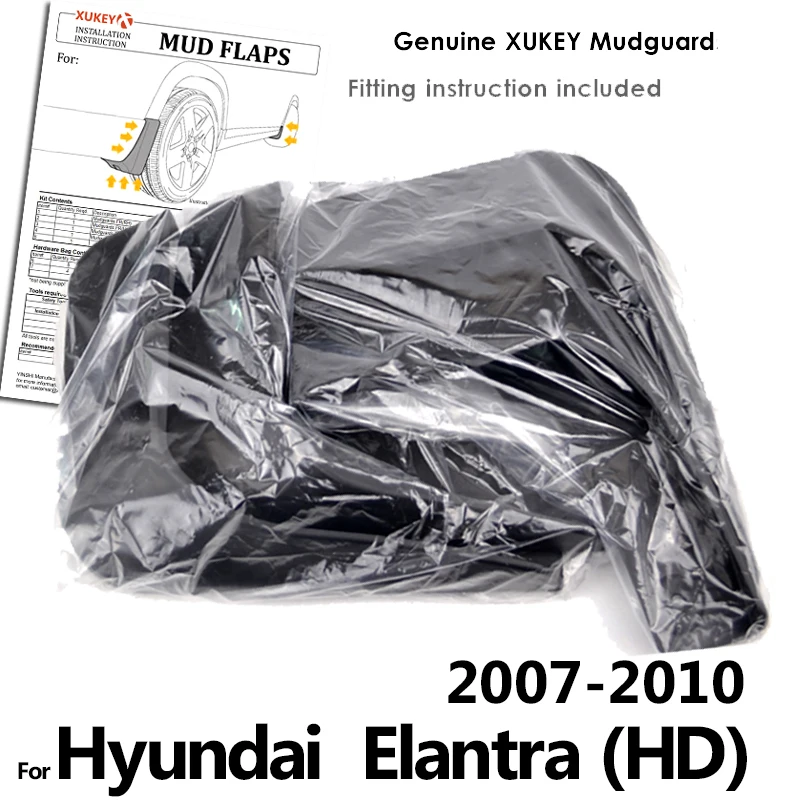 OE стильные литые Брызговики для hyundai Elantra HD 2007-2010 Брызговики аксессуары для брызговиков автомобильный Стайлинг 2008 2009