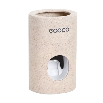 

Toothpaste Squeezers Automatic Toothpaste Dispenser Dust-proof Toothbrush Holder Wall Mount Stand Bathroom Accessories Set