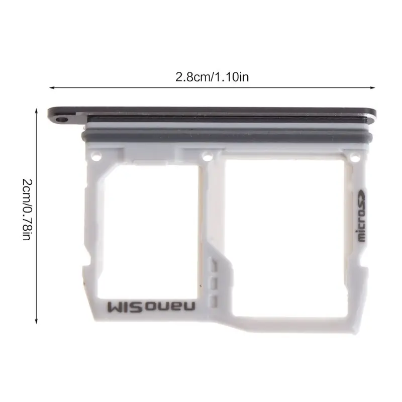 3 Colors Optional Metal SIM Card Tray Slot Holder + Micro SD Memory Sim Holder Adapter For G6 US997 VS988