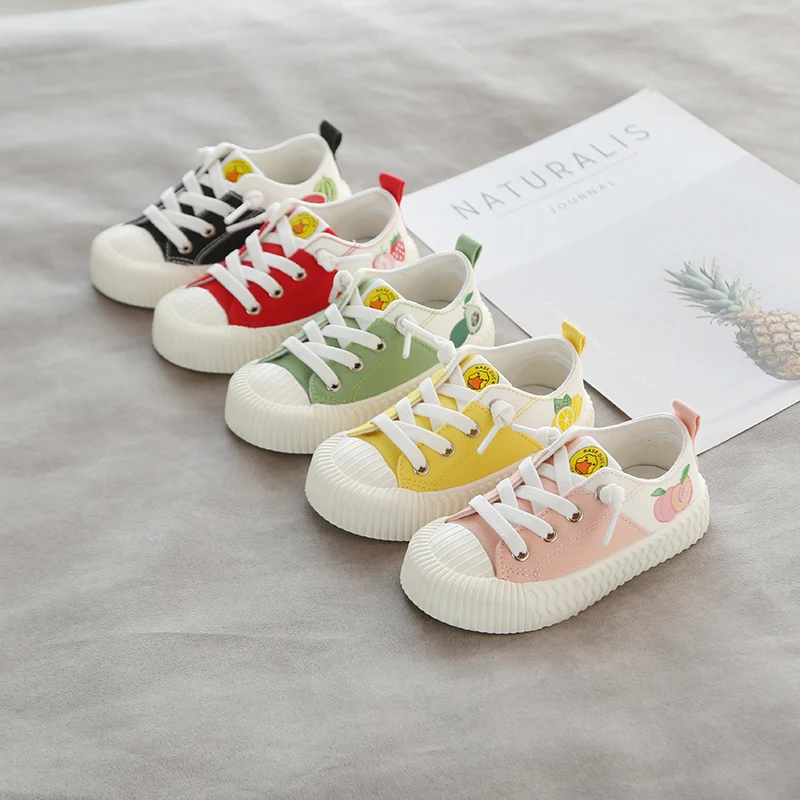 

2020 Spring Baby Girls Boys Casual Shoes Children's Canvas Shoes Cartoon Soft Bottom Toddler Comfortable Infant Shoes Sneakers