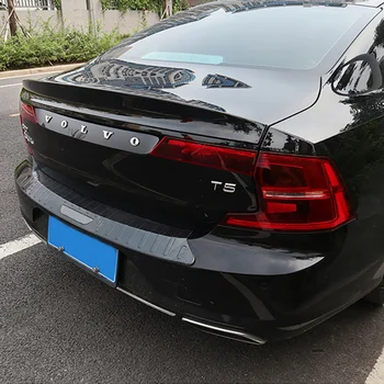 

Car Styling ABS Plastic For Volvo S90 2017 2018 2019 2020 Car Trunk Boot Wing Lip Spoiler Unpainted Primer Color Rear Spoiler