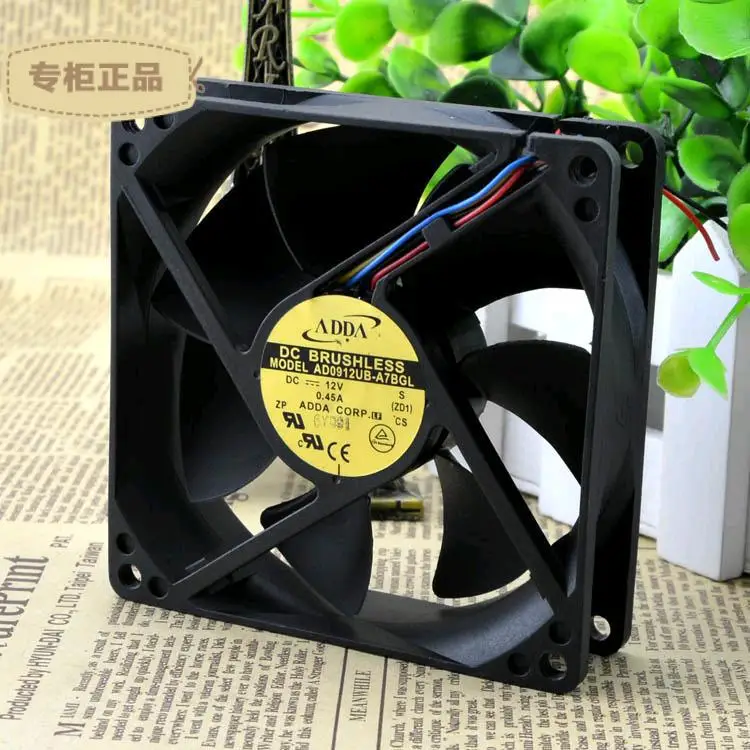 9225 Xiexi для ADDA Вентилятор охлаждения AD0912UB-A7BGL 12V 0.45A с регулятором скорости