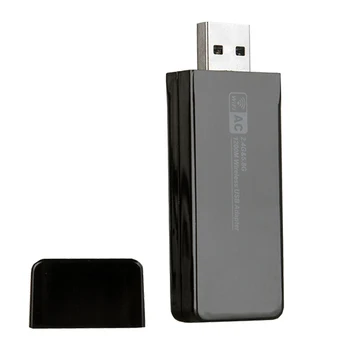 

Black Dual Band Wireless Network Card Long Range Transmission Stable Signal Wall Artifect Wifi Antenna Adapter Card For Laptop