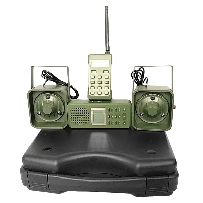

Hunting Decoy MP3 Bird Caller 300-500M Remote Remote Control 2x50W External Loud Speaker EU Plug