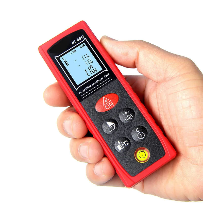 40M mini handheld laser rangefinder frosted red digital display 40M mini handheld laser rangefinder frosted red digital display