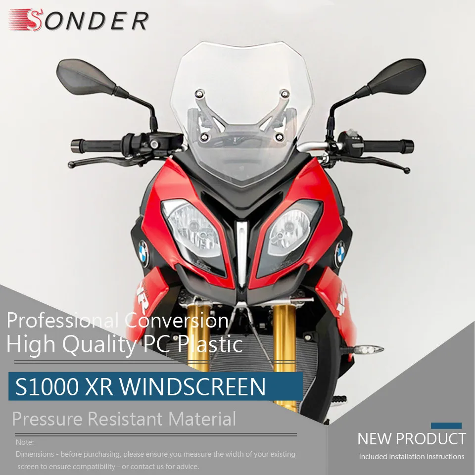Горячая Распродажа ветряной экран для BMW S1000XR S 1000 S1000 XR K49 2014 2015 2016 2017 2018 2019 черные
