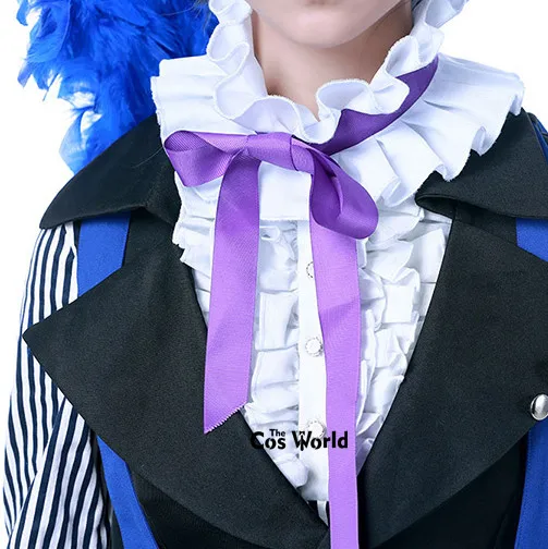 Black Butler Kuroshitsuji Ciel Uniform Outfit Anime Cosplay Costume 4
