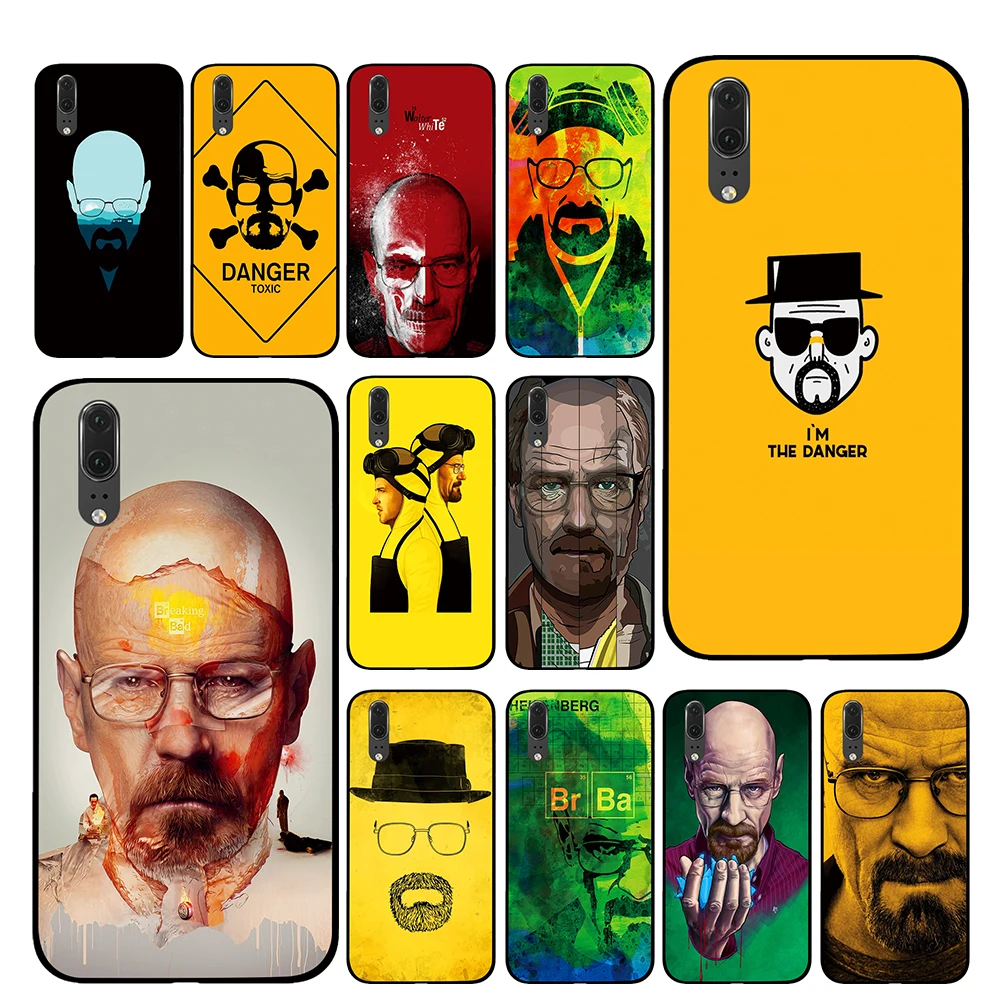 

Walter Breaking Bad Black Phone Case for Huawei P30 P20 Mate 10 20 Pro Lite Nova 3 4 3i Cover