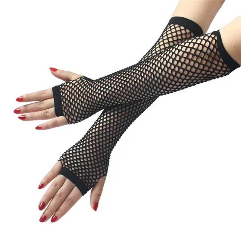 New Fashion Neon Fishnet Fingerless Long Gloves Leg Arm Cuff Party Wear Fancy Dress For Womens Sexy Beautiful Warmer |