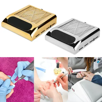 

80W Strong Power Nail Dust Collector Suction Dust Collector Machine Nail Fan Art Salon Equipment Vacuum Cleaner Fan