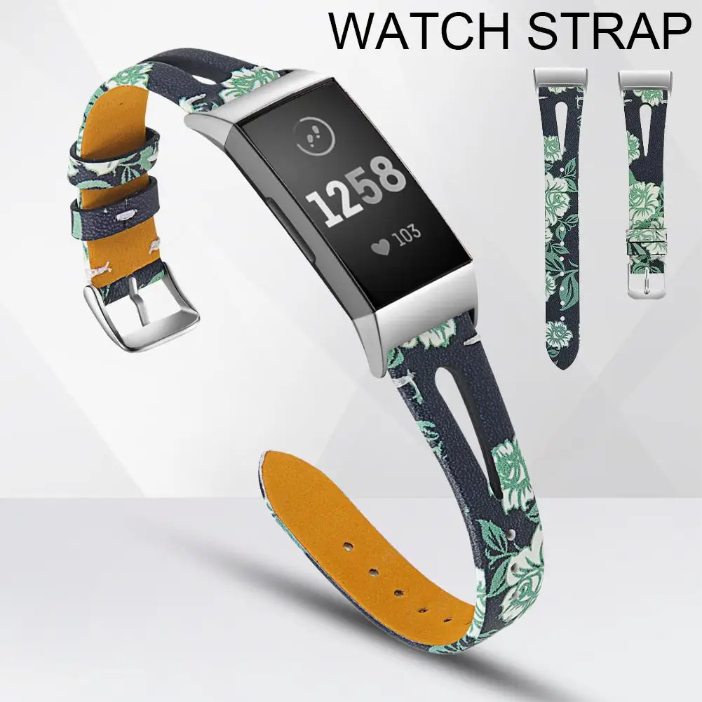 Ремешок для Fitbit Charge 3 Смарт-часы сменный Браслет часы кожаный стильный ремешок для Fitbit Charge3 ремешок для часов