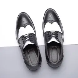 Новая креативная трендовая повседневная кожаная обувь мужская строгая Деловая одежда мужская обувь
