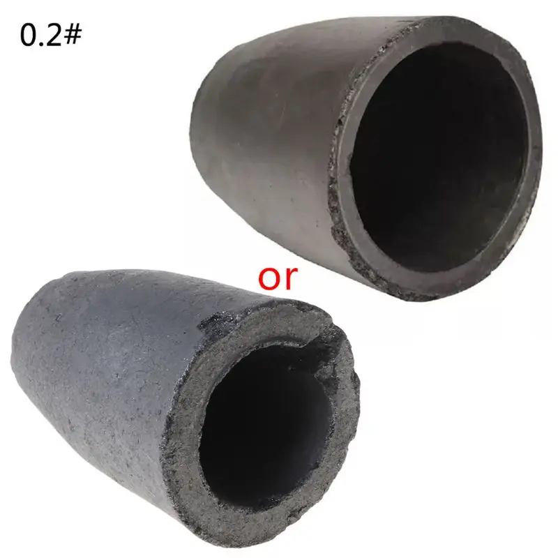 ATATMOUNT 1-5 kg ​​fonderie Argile Graphite creusets Tasse Noire Four Torche Fusion coulée raffinage Or Argent cuivre Laiton Aluminium 