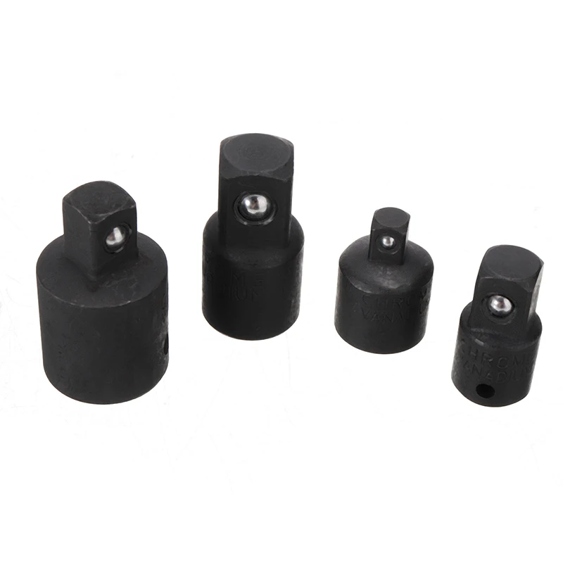 

4Pcs/Set 1/4 3/8 1/2 Ratchet Wrench Socket Adapter Spanner Key Converter Drive Reducer Air Impact Craftsman Ratchet Wrench Tool